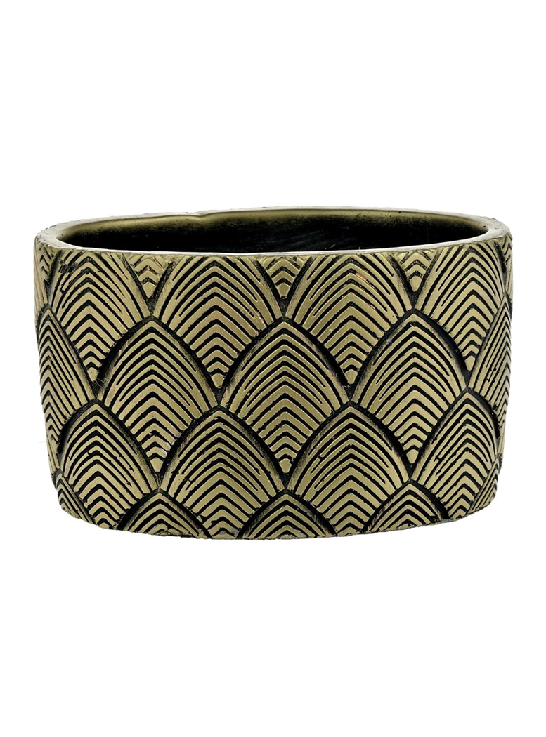 MACETA DECORATIVA MALAUI CIRCULAR - 1