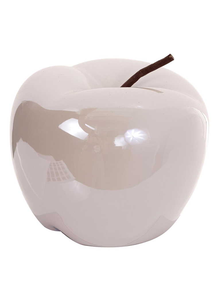 FIGURA DECORATIVA MANZANA PALAU CREMA - 1