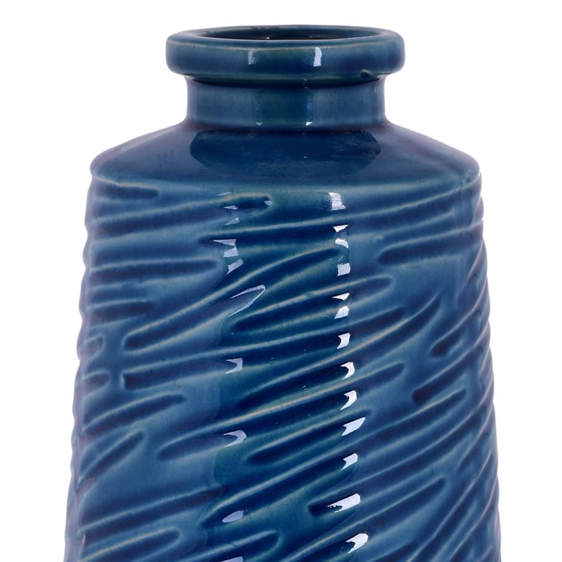 JARRON DECORATIVO MALTA BLUE | INDIGO - 3