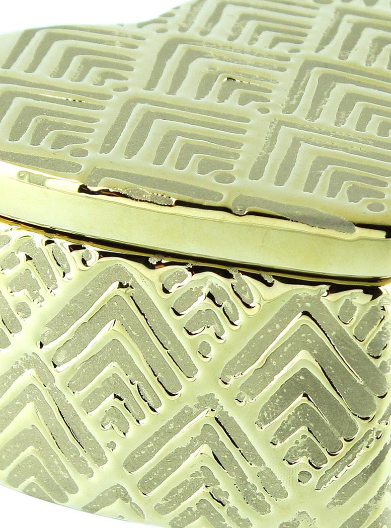 JOYERO DECORATIVO CORAZON GOLD - 2