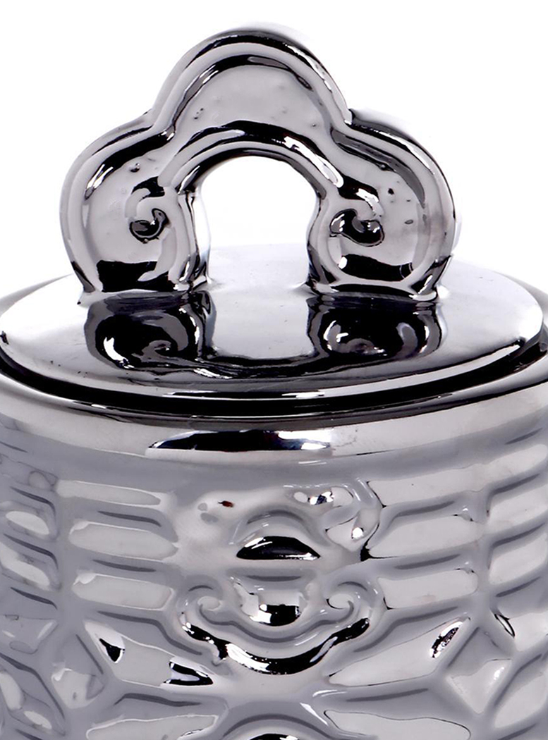 JOYERO DECORATIVO CORONA SILVER - 2