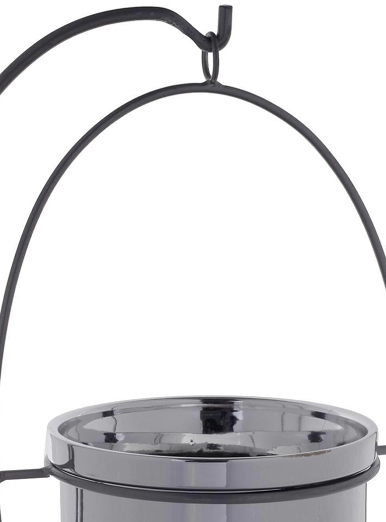 MACETA DECORATIVA PENDULO SILVER - 2