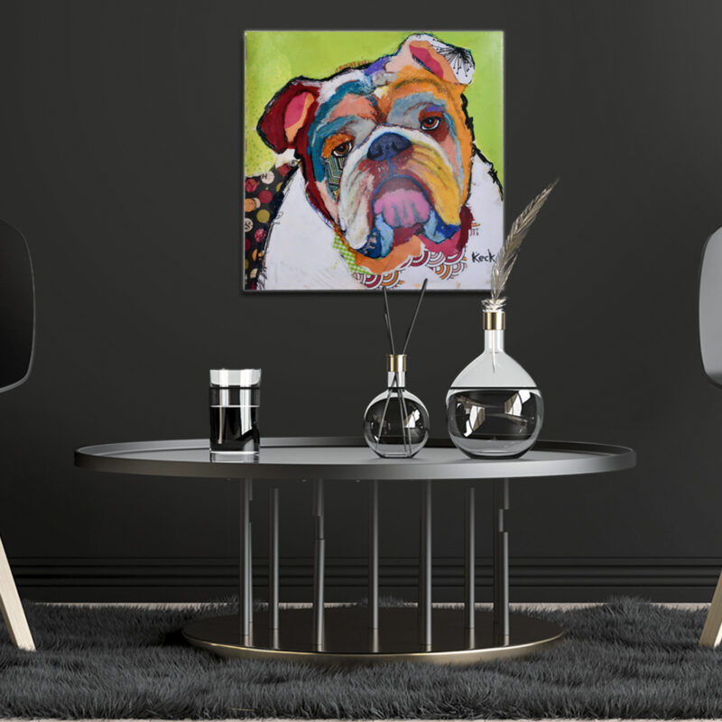 CUADRO DECORATIVO BULLDOG | MULTICOLOR - 2