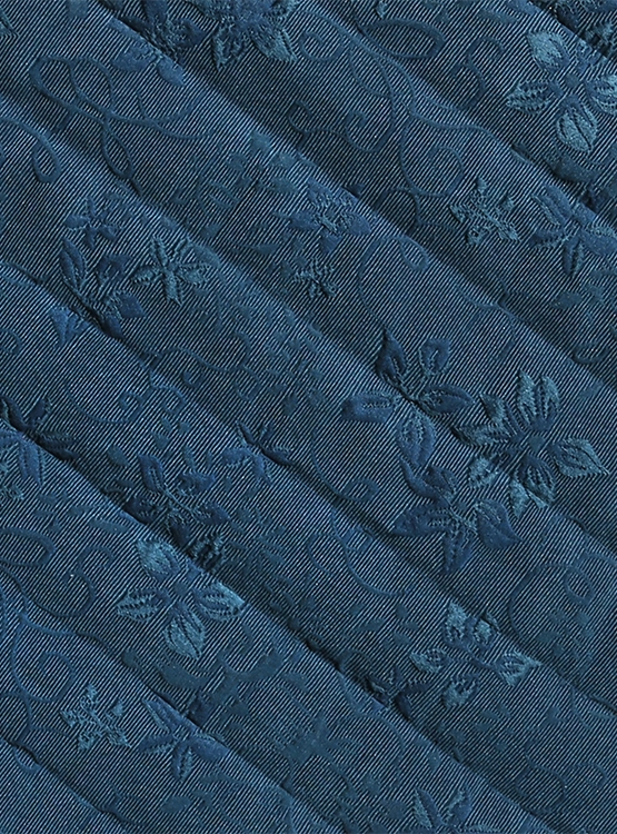 PIECERA MALLORCA VICTORIANA BLUE SUPERKING AZUL CON FUNDAS - 2