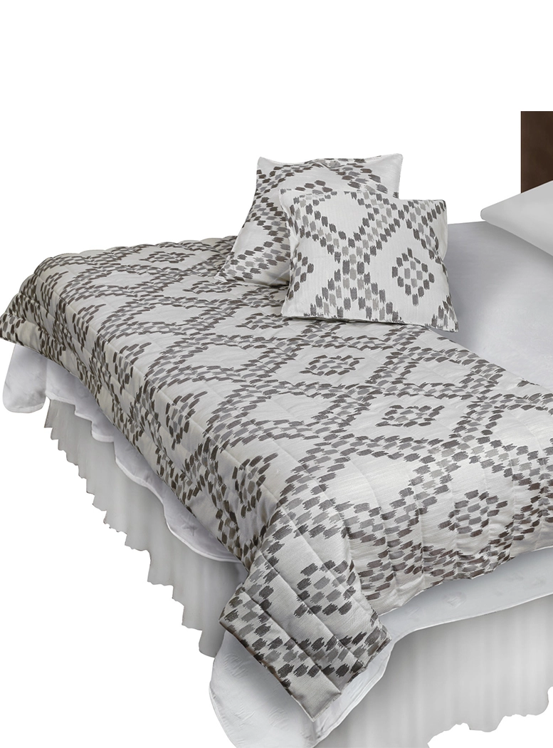 PIECERA MALLORCA BOSTON SUPERKING OCRE CON FUNDAS REVERSIBLE - 1