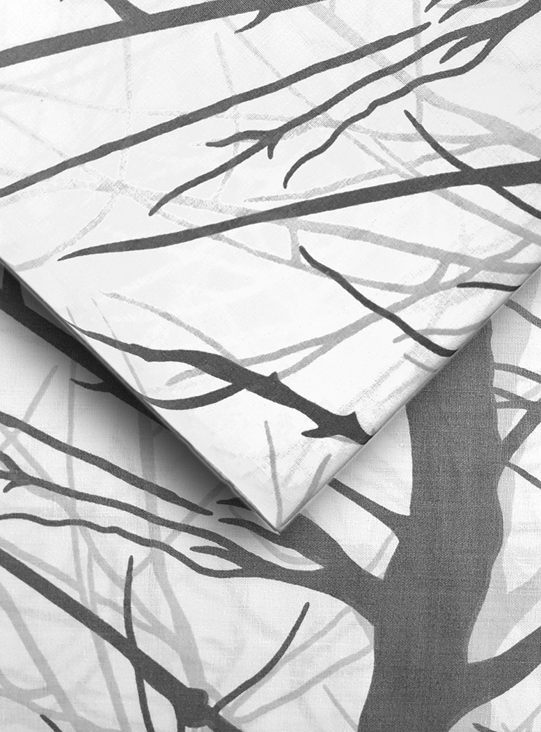 JUEGO DE SABANAS T144 2 PLAZAS FOREST GREY - 4