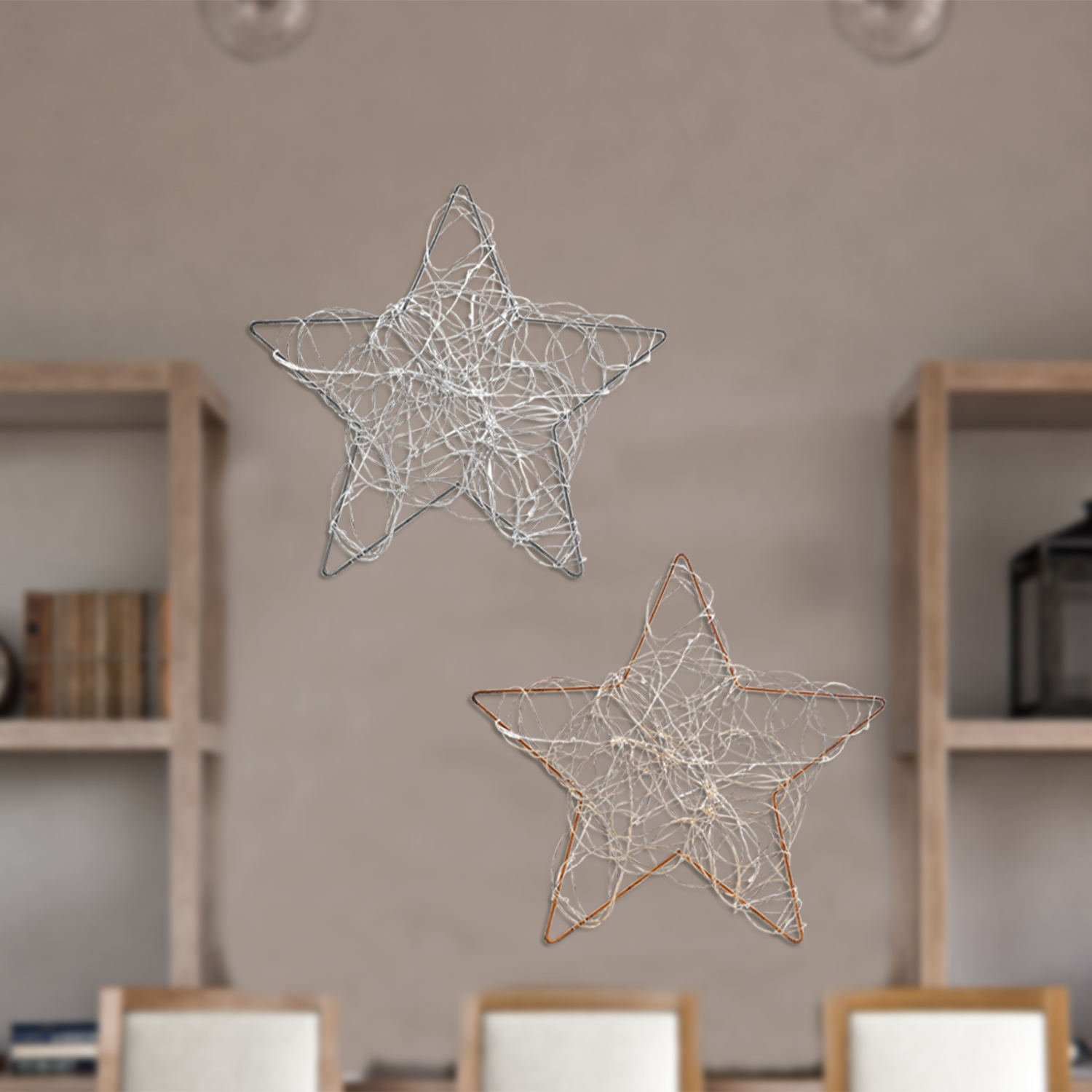 LUCES MALLORCA LED ESTRELLA LUMINOSA SILVER - 6