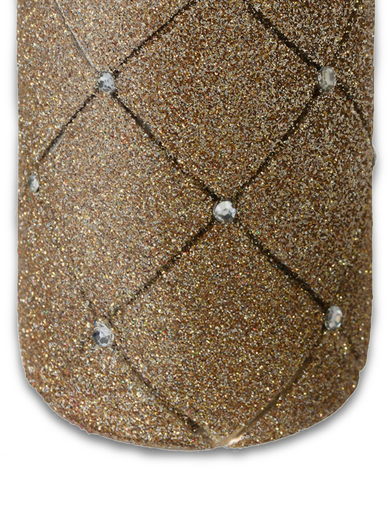 VELA DECORATIVA BRILLANTES GOLD MEDIANA - 2