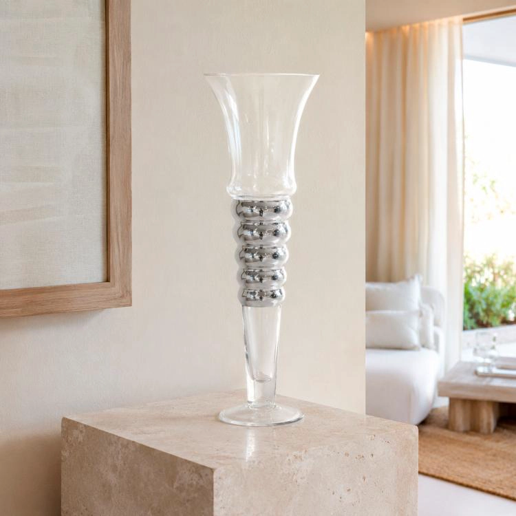 JARRON DECORATIVO GALLEN SILVER PLUS - 1