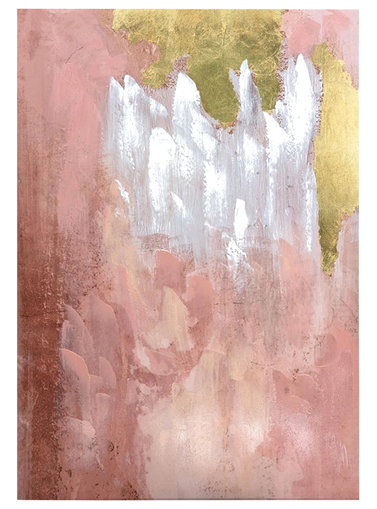 CUADRO ABSTRACTO PENINSULA PALO ROSA 100 X 70 - 1