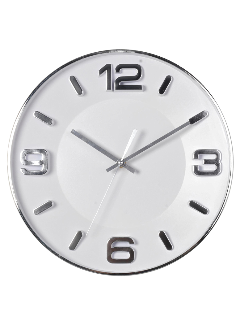 RELOJ MURAL DECORATIVO LUCERNA SILVER - 1