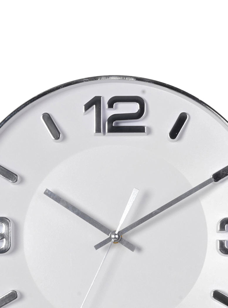 RELOJ MURAL DECORATIVO LUCERNA SILVER - 2