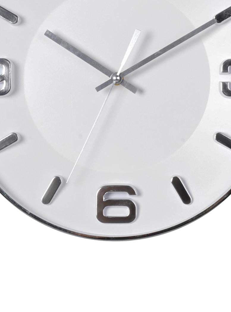 RELOJ MURAL DECORATIVO LUCERNA SILVER - 3