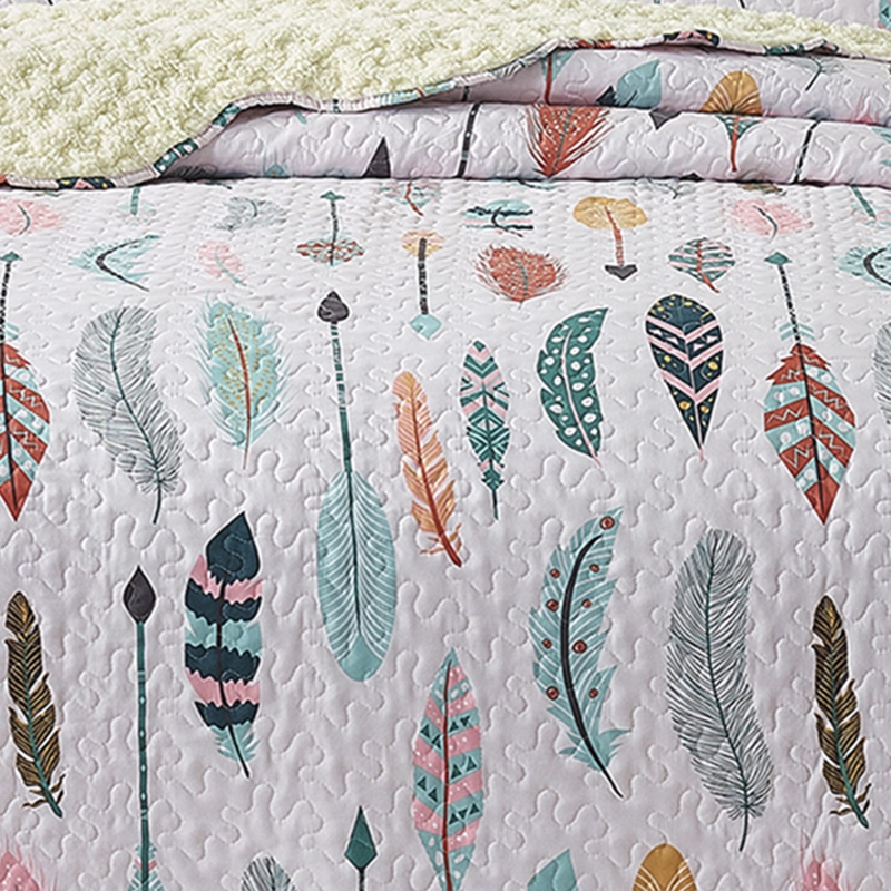 QUILT SHERPA PLUMAS SUPERKING ESTAMPADO - 4