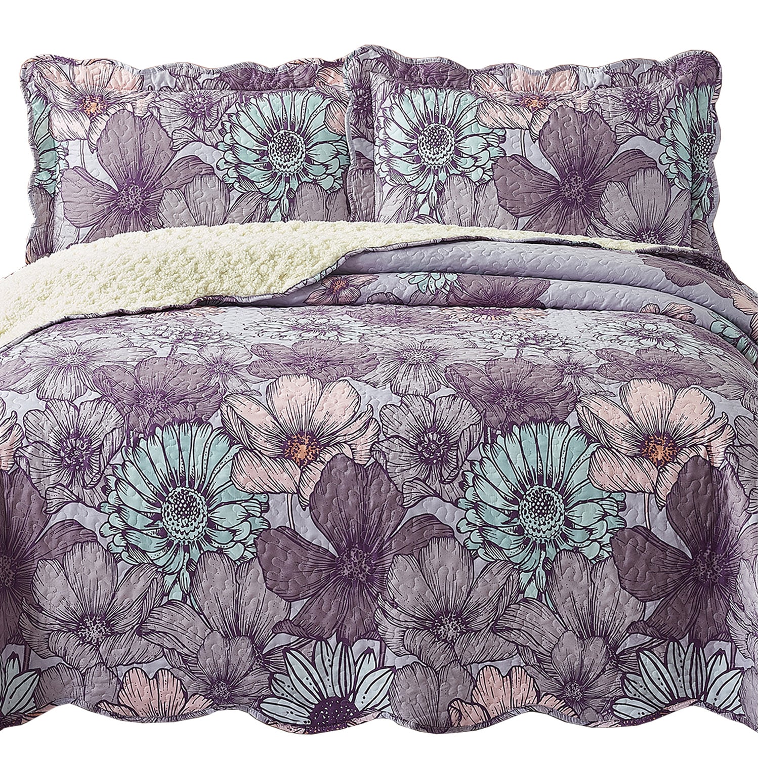 QUILT SHERPA AMBROSIA SUPERKING ESTAMPADO - 1