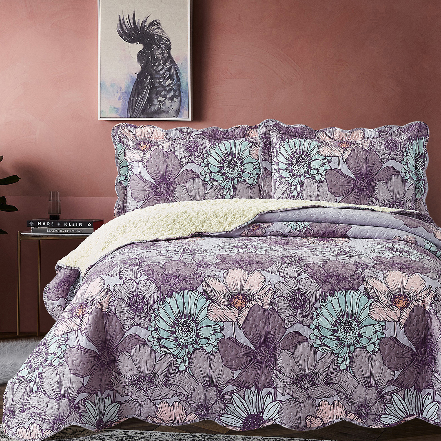 QUILT SHERPA AMBROSIA SUPERKING ESTAMPADO - 6
