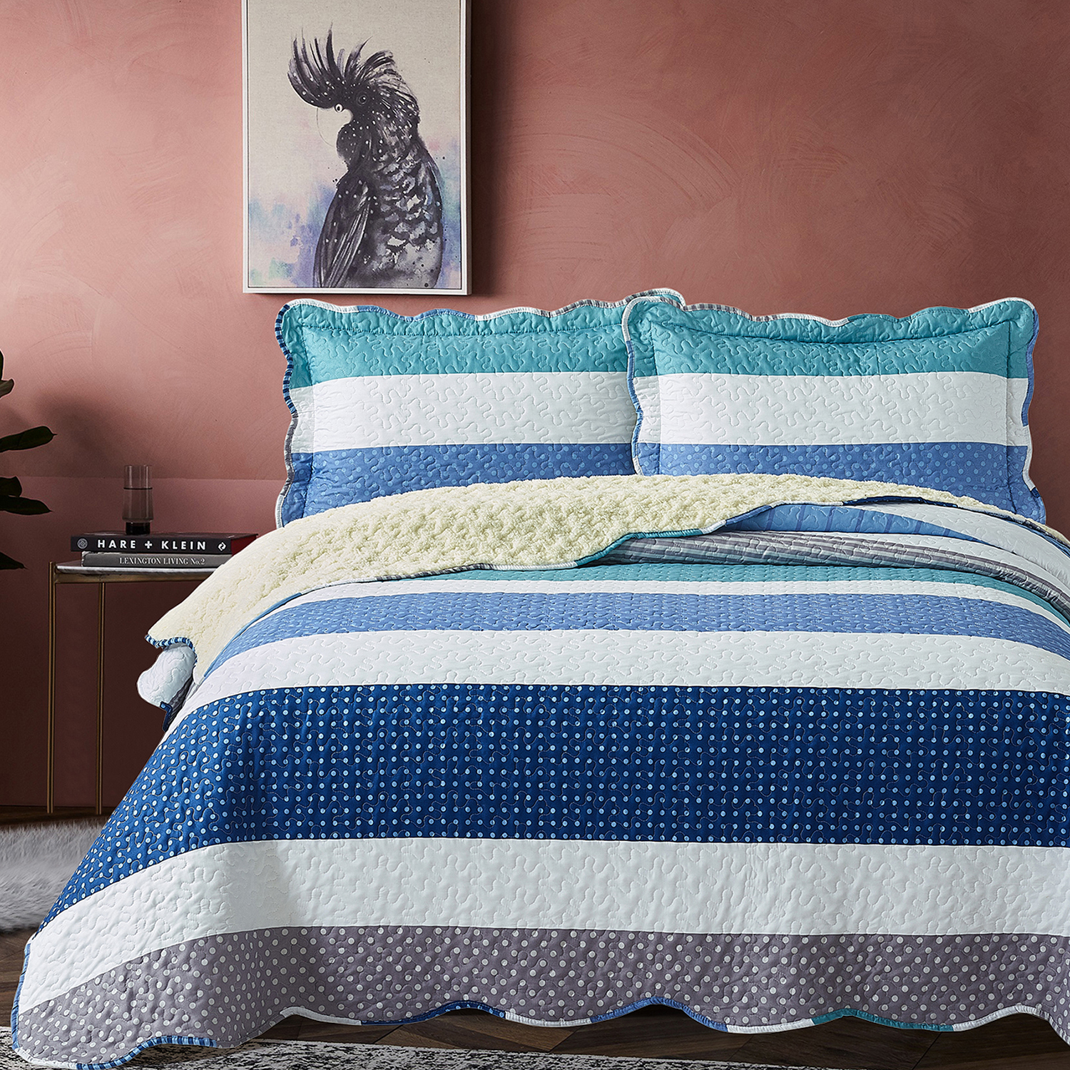 QUILT SHERPA ESTOCOLMO 2 PLAZAS ESTAMPADO - 6