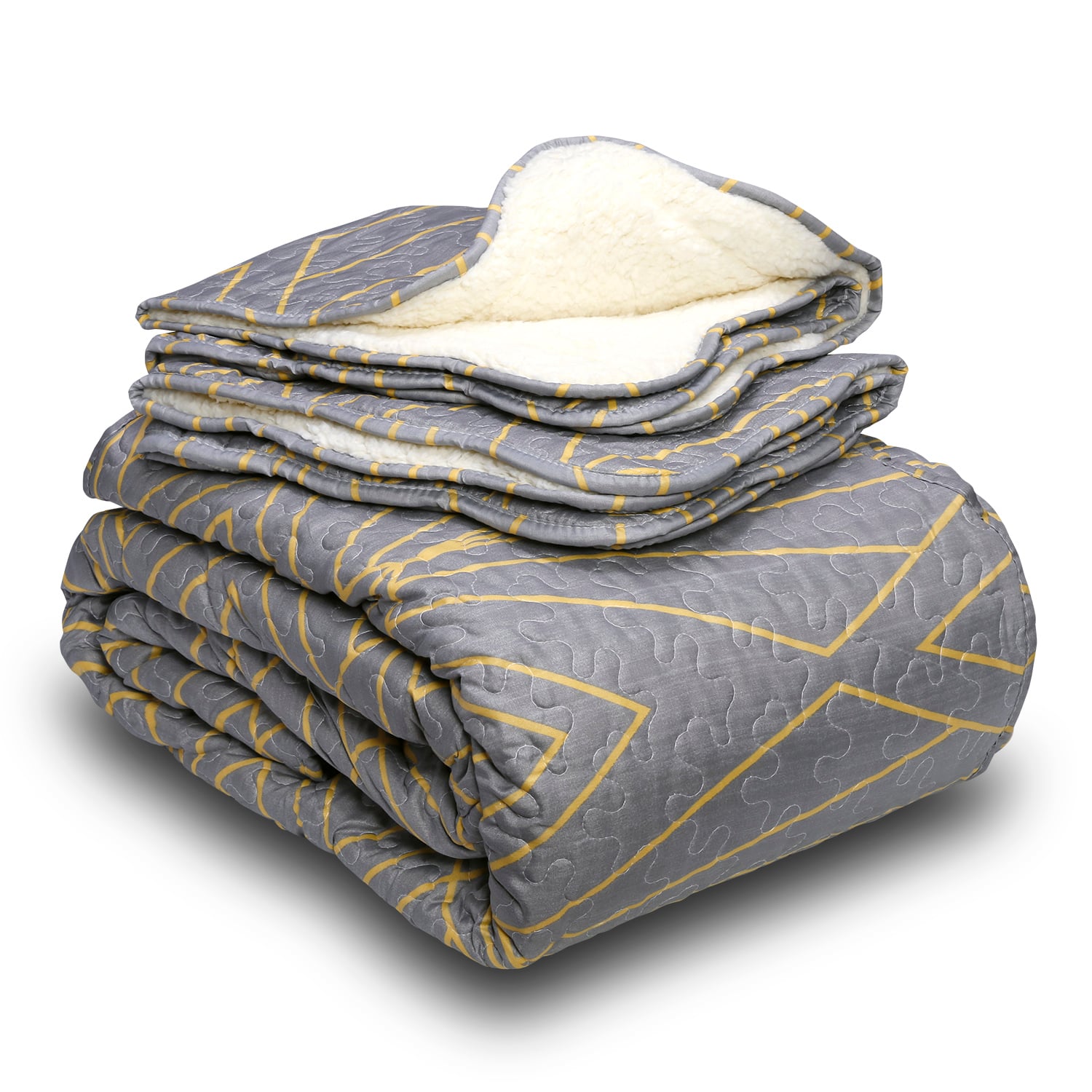 QUILT SHERPA ROMA KING ESTAMPADO - 2