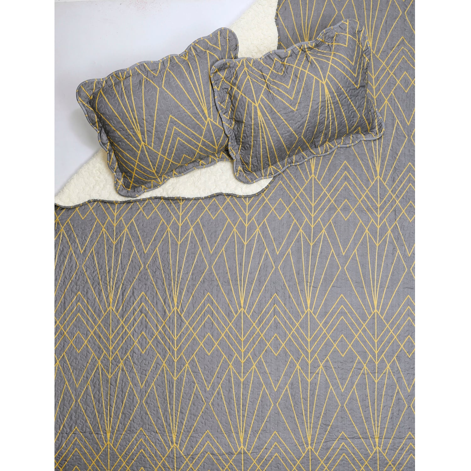 QUILT SHERPA ROMA KING ESTAMPADO - 4