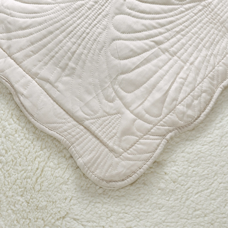 QUILT SHERPA PARIS LISO CRUDO 2 PLAZAS - 3