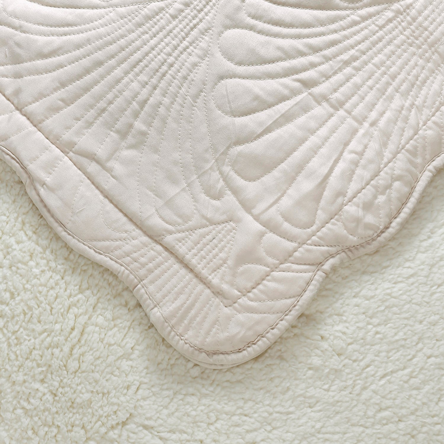 QUILT SHERPA PARIS LISO CRUDO 2 PLAZAS - 3