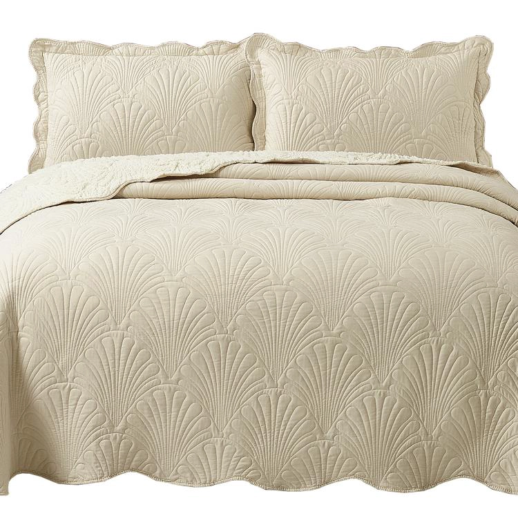 QUILT SHERPA PARIS LISO CRUDO SUPERKING - 5