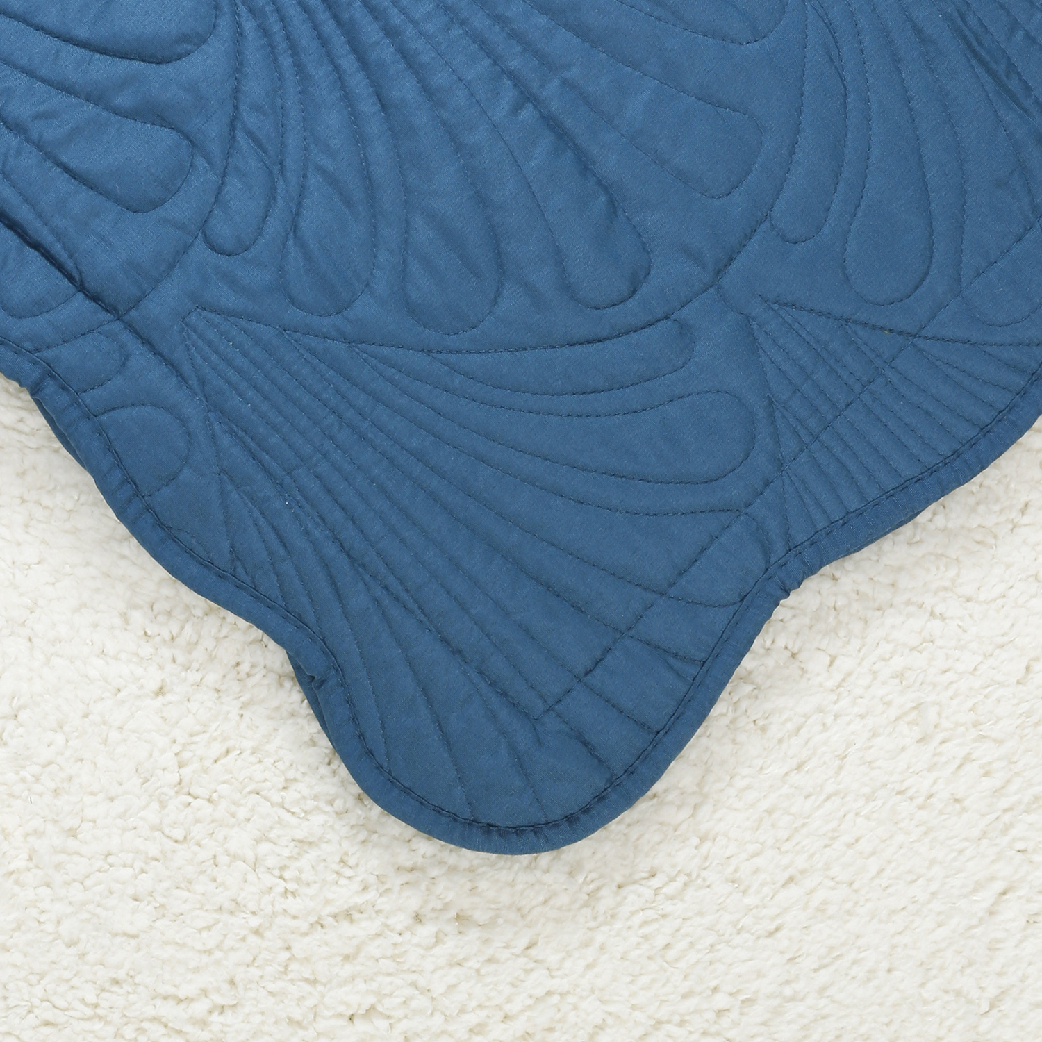 QUILT SHERPA PARIS LISO PETRÓLEO KING - 3