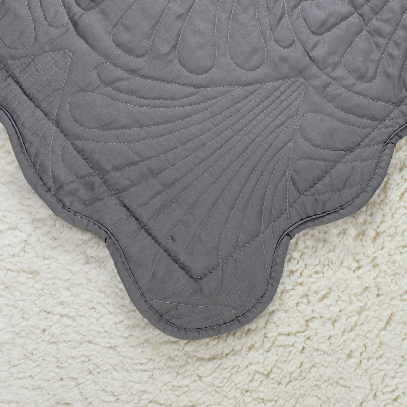 QUILT SHERPA PARIS LISO GRIS 2 PLAZAS - 3