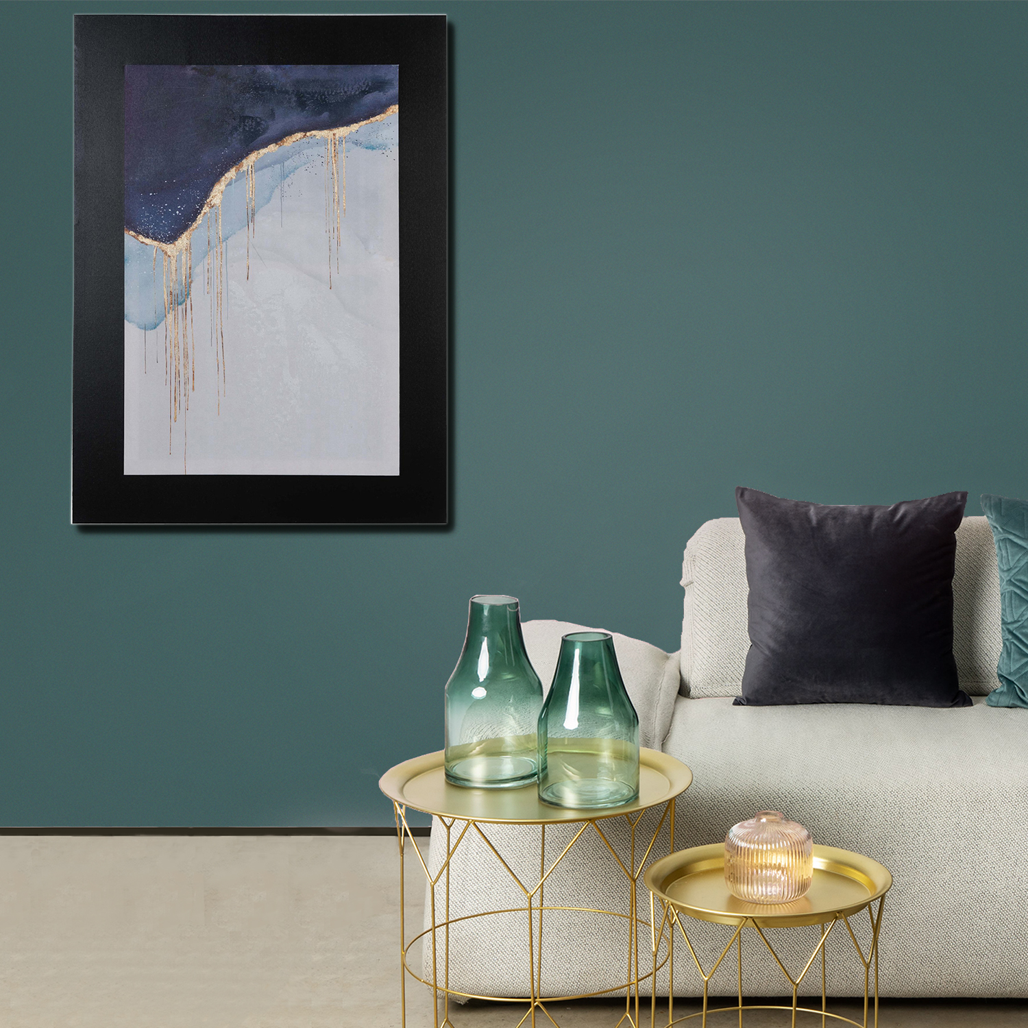 CUADRO DECORATIVO MONTAÑA 75 X 55 | AZUL_TOYAMA