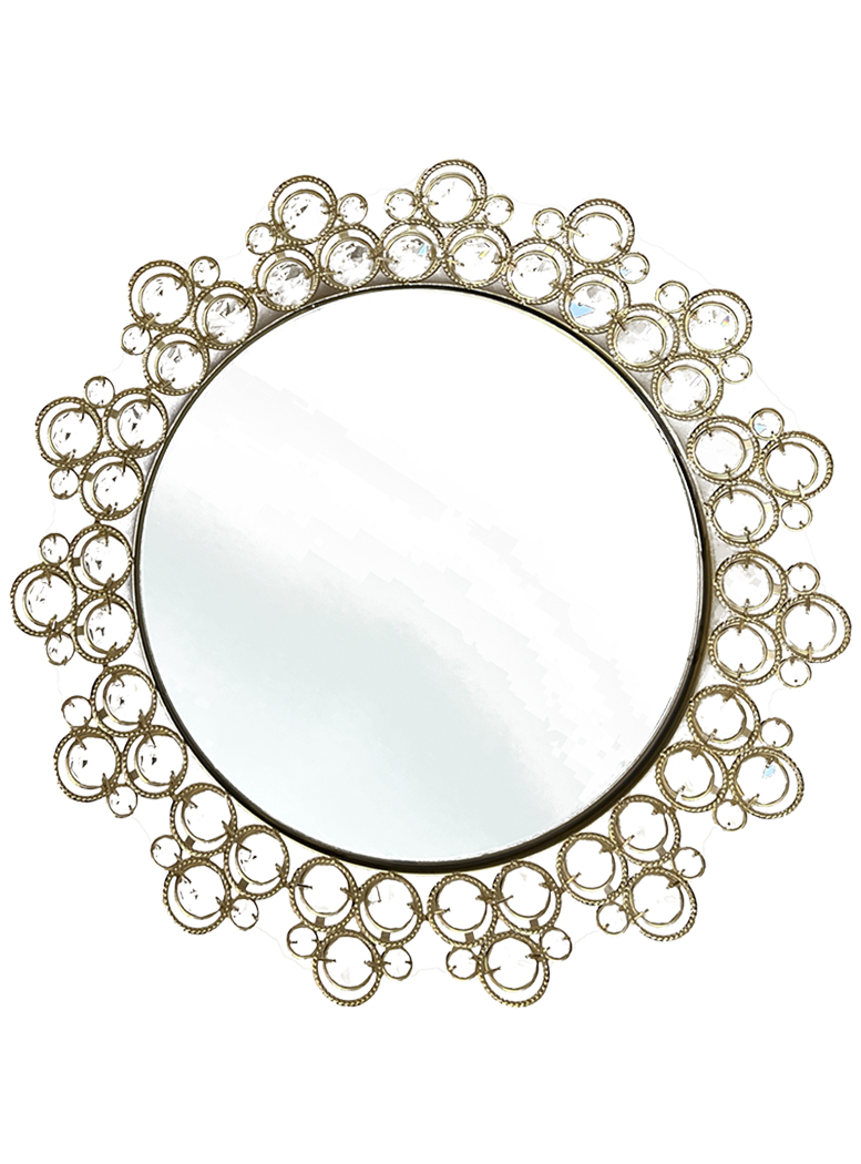 CENTRO DE MESA DECORATIVO VERDÚN CIRCULAR GOLD - 1