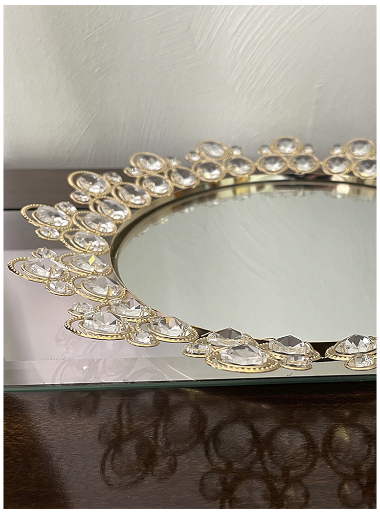 CENTRO DE MESA DECORATIVO VERDÚN CIRCULAR GOLD - 2