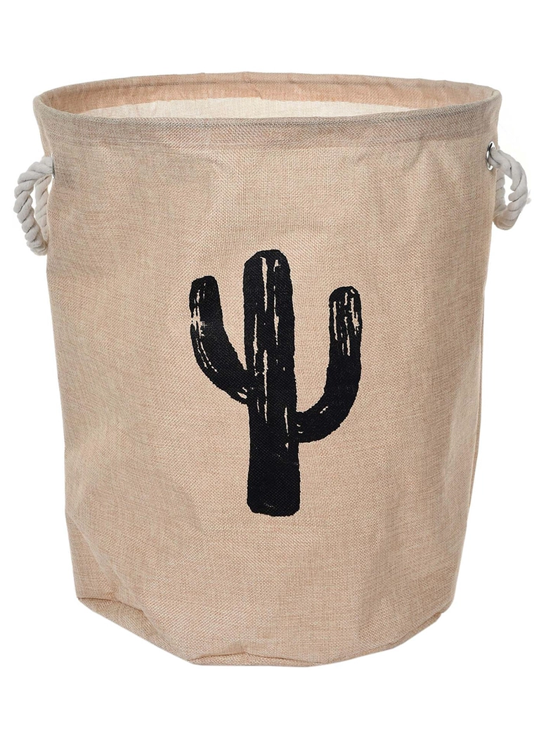 CESTA DECORATIVA PARA ROPA CACTUS - 1