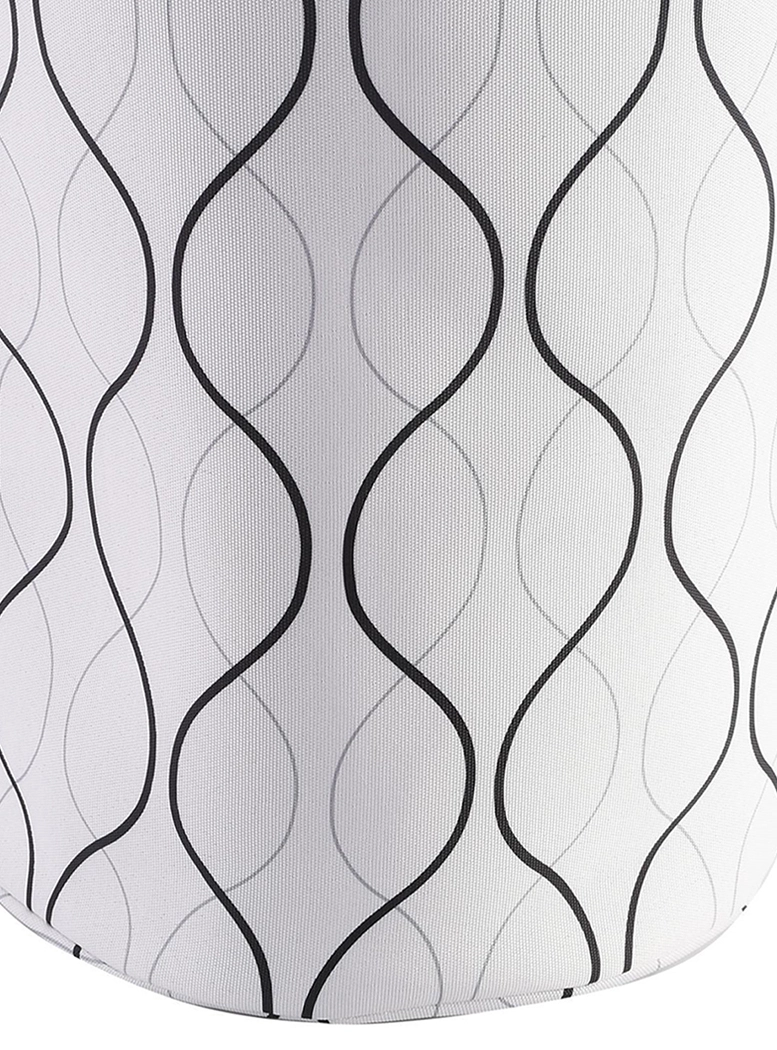 CESTA DECORATIVA PARA ROPA ONDAS BLACK - 3