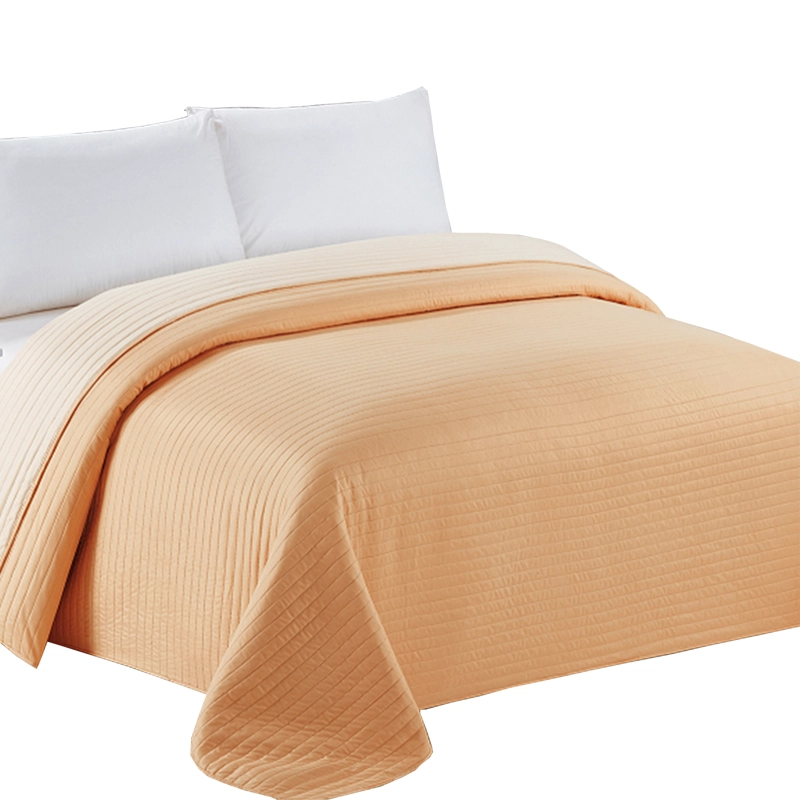 COBERTOR CALIFORNIA DAMASCO BICOLOR REVERSIBLE SIN FUNDAS 2 PLAZAS - 1