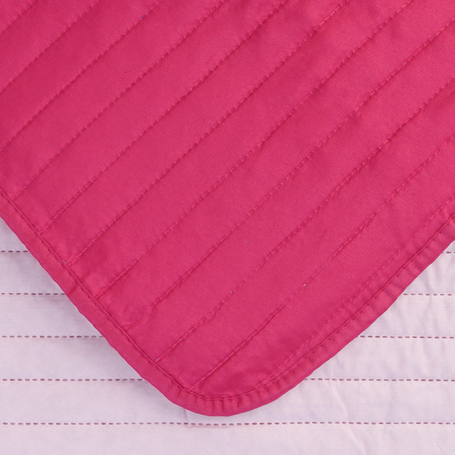 COBERTOR CALIFORNIA MAGENTA BICOLOR REVERSIBLE SIN FUNDAS 2 PLAZAS - 3