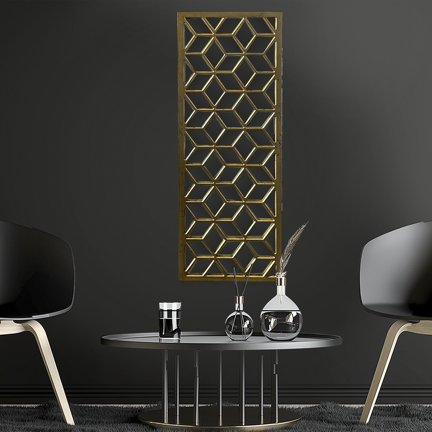 ESPEJO DECORATIVO MALLORCA BENEVENTO GOLD - 3