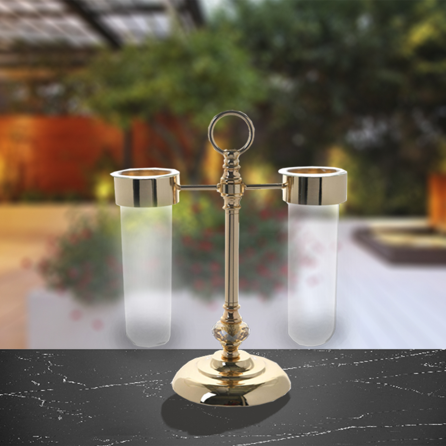 CENTRO DE MESA DECORATIVO AUXERRE GOLD - 4