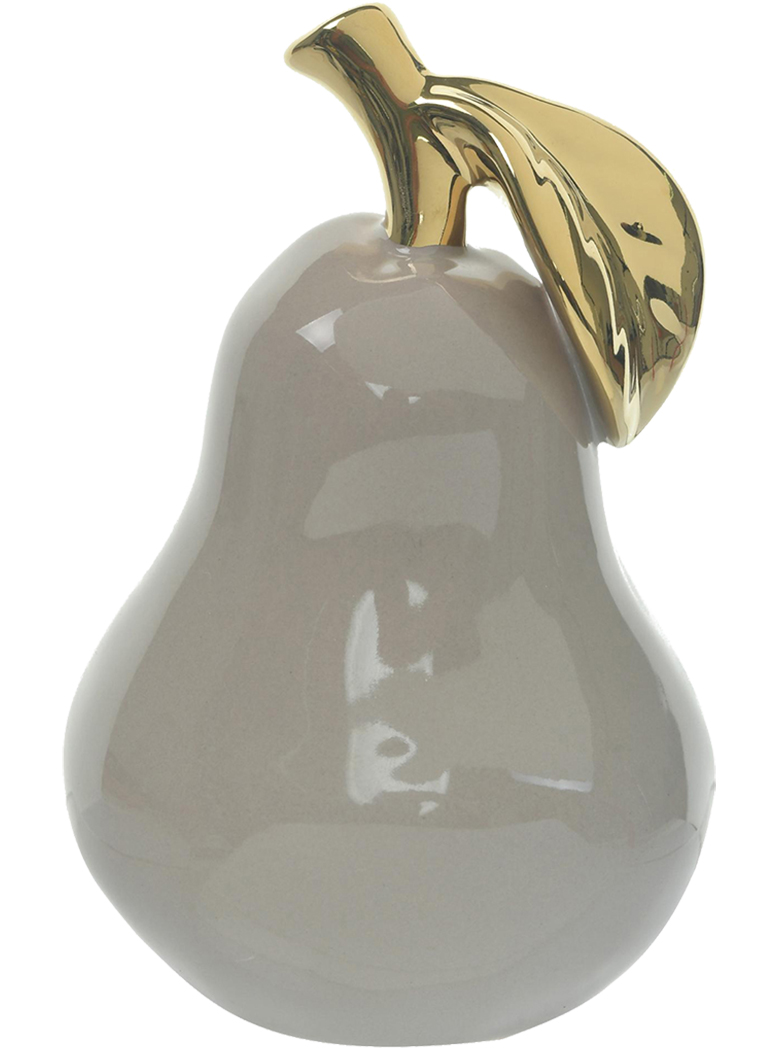 FIGURA DECORATIVA PERA CLEMONT OCRE - 1