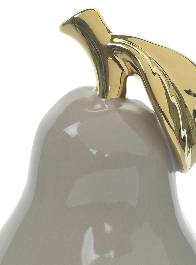 FIGURA DECORATIVA PERA CLEMONT OCRE - 3