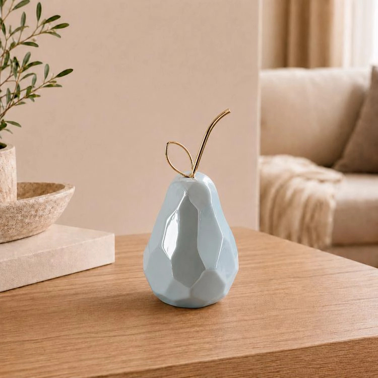FIGURA DECORATIVA PERA LIVORNO CREMA MEDIANA