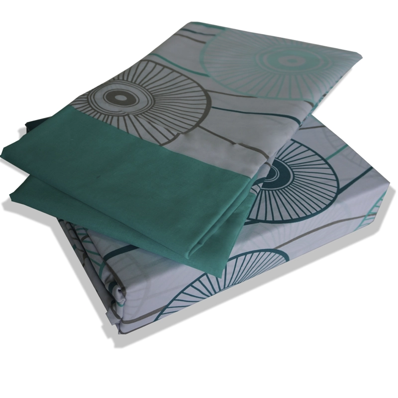 JUEGOS DE SABANAS 144 HILOS UMBRELLA TURQUESA KING - 2