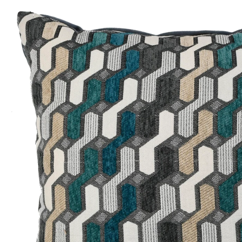 COJÍN MALLORCA DECORATIVO CHENILLE CHICAGO 45 X 45 CM MULTICOLOR - 3