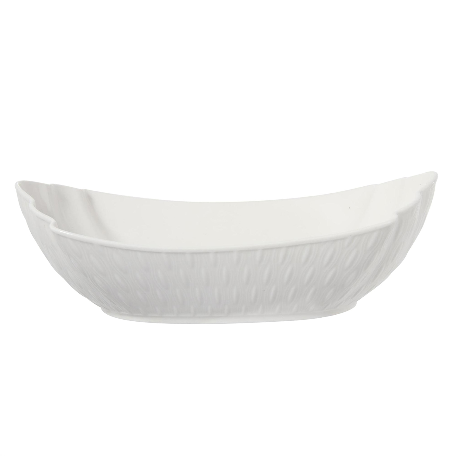 FUENTE DECORATIVA PORCELANA MARINA BLANCA - 2