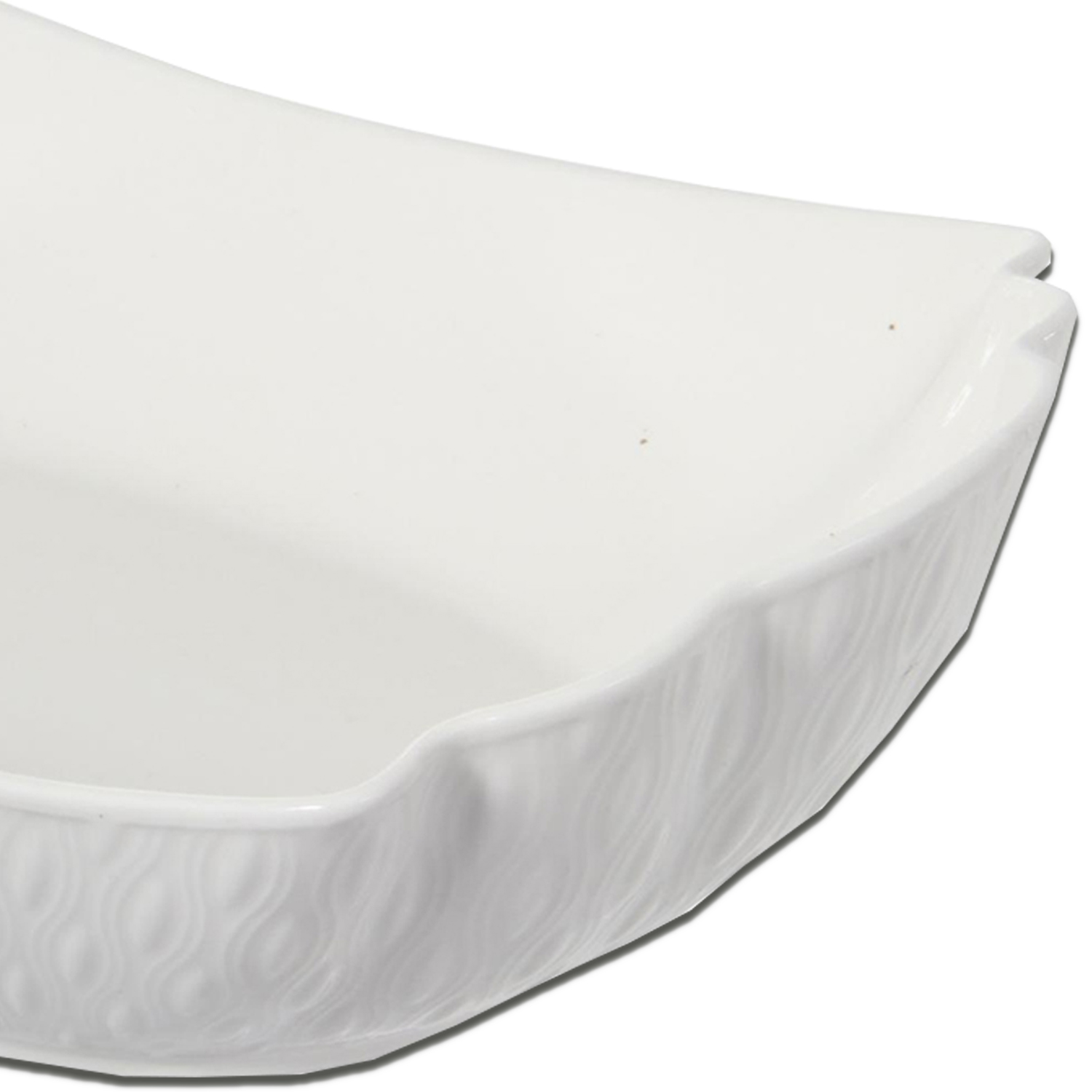 FUENTE DECORATIVA PORCELANA MARINA BLANCA - 3