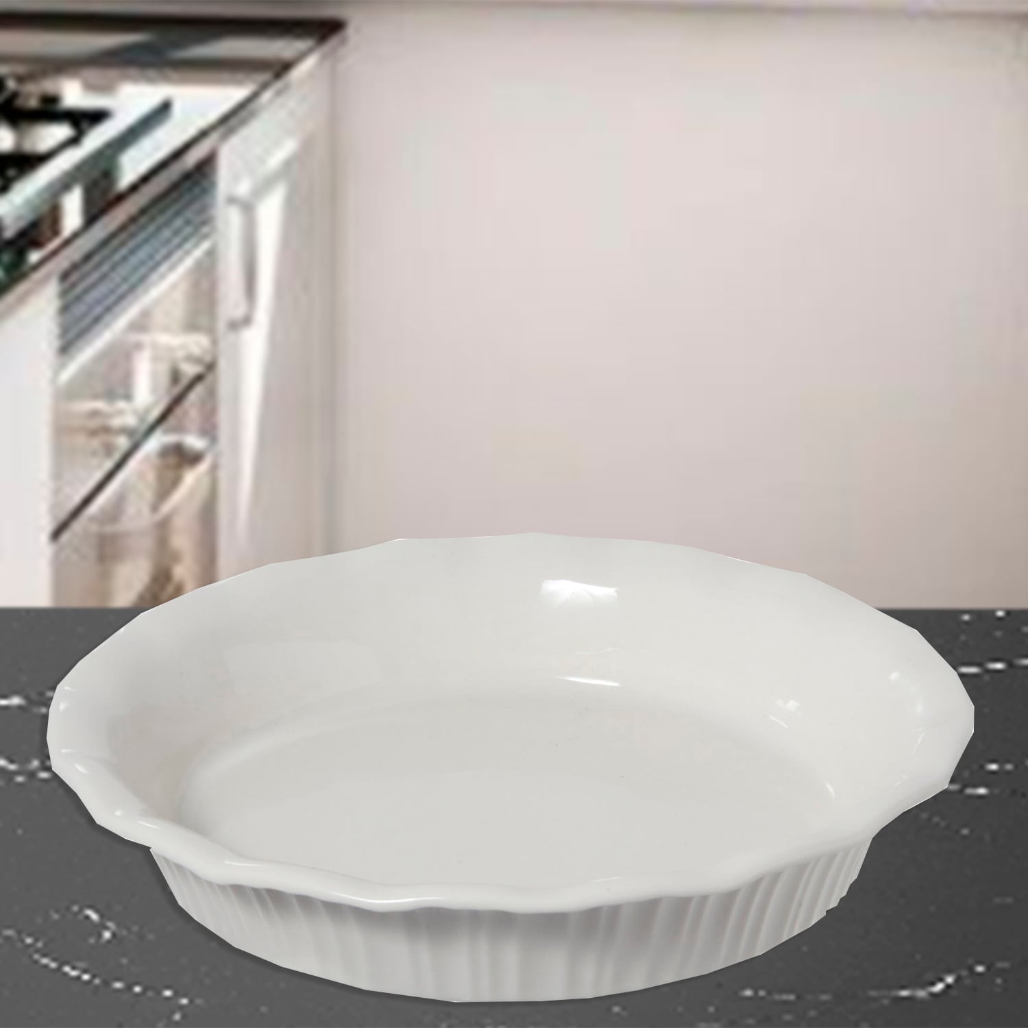 FUENTE DECORATIVA PORCELANA CAPRI BLANCO - 5