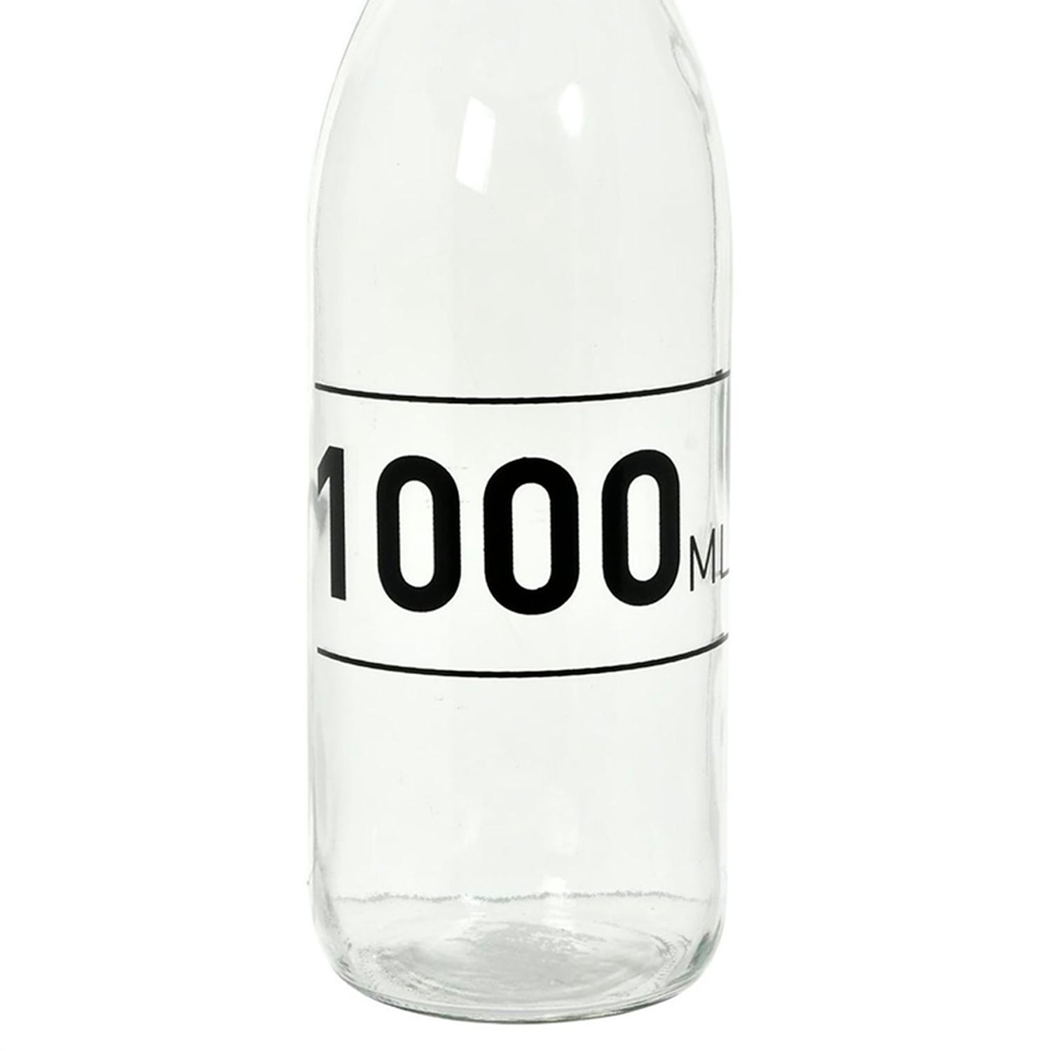 BOTELLA DECORATIVA REFRESCANTE DE VIDRIO CON TAPA - 2