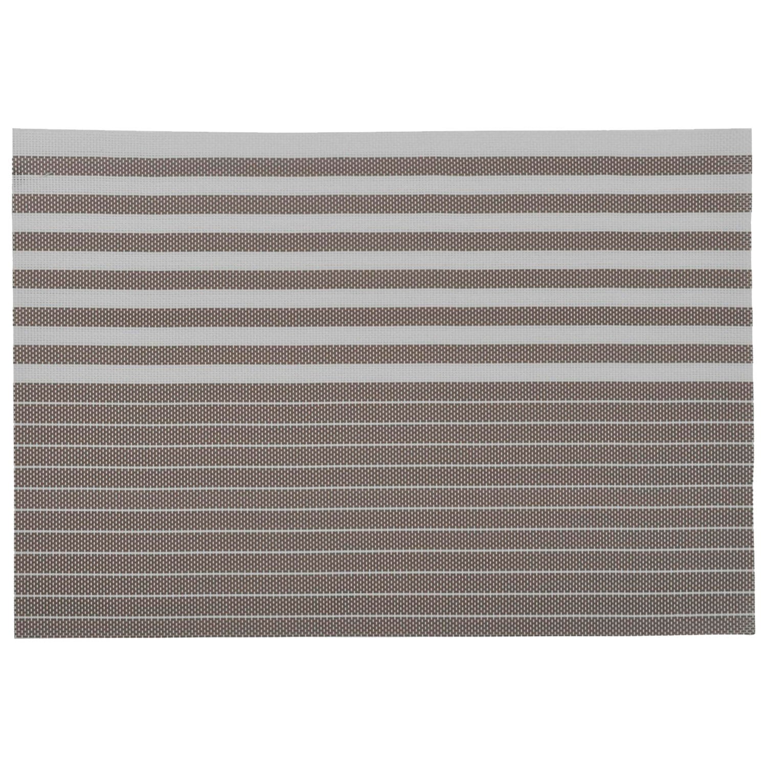SET DE INDIVIDUALES MALLORCA DECORATIVO NEVADA 6 PIEZAS OCRE - 3