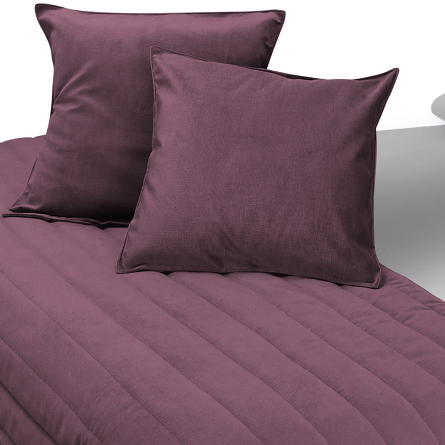 PIECERA CON FUNDAS VELVET PALO ROSA REVERSIBLE - 2
