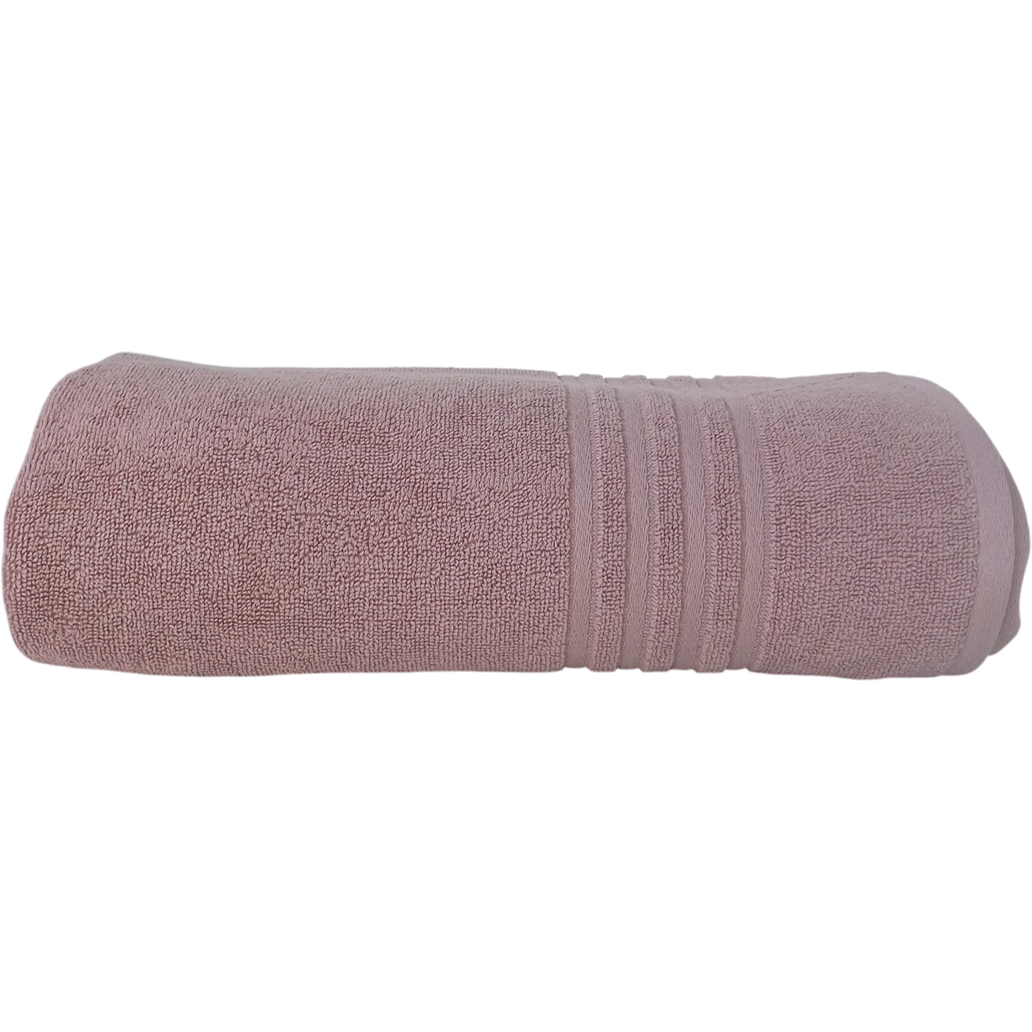 TOALLON DE BAÑO GRECCO ROSA MALVA - 1