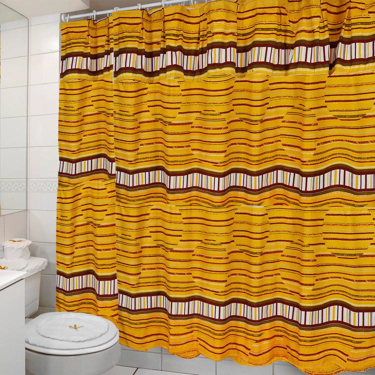 CORTINA DE BAÑO DISEÑO ESTOCOLMO SIN FORRO - 3
